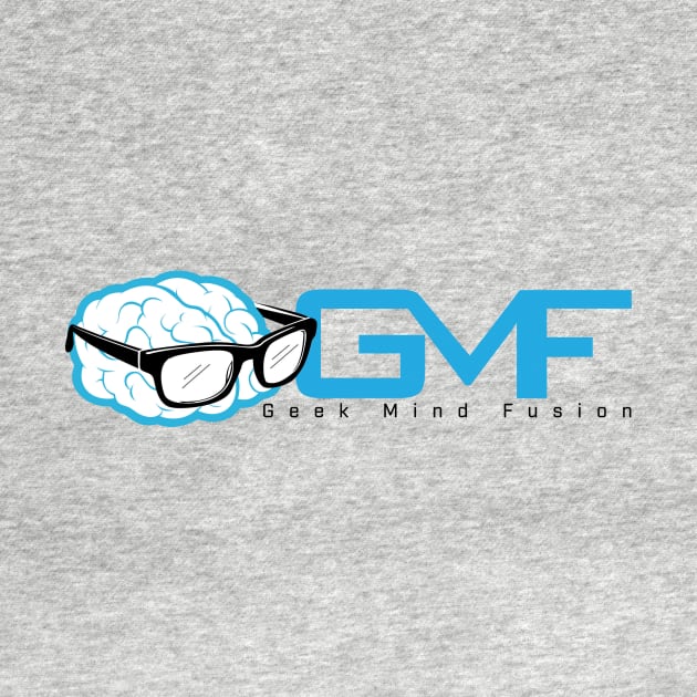 Geek Mind Fusion Logo Horizontal (Light Colors) by GeekMindFusion